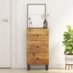 vidaXL Servantă cu 3 sertare, 40x33, 5x75 cm, lemn masiv de mango (352908) Comoda