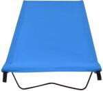 vidaXL Pat de camping, albastru, 180x60x19 cm, țesătură oxford și oțel (312478)