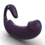 Tracy's Dog C Shape Double-Ended Dildo Vibrator Purple Vibrator