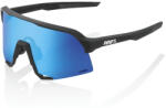 100% S3 Matte Black fekete napszemüveg (HIPER kék lencsék)