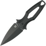 FOX KNIVES FOX AKA FIXED KNIFE STAINLESS STEEL ELMAX TOP SHIELD BLADE, BLACK G10 HANDLE FX-554 B (FX-554 B)