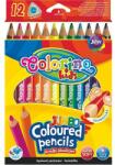 Colorino Háromszögletű színes ceruza készlet JUMBO, 12 szín