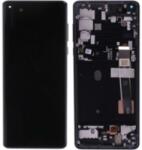 Motorola 5D68C16581 Gyári Motorola Edge fekete LCD kijelző érintővel kerettel előlap (5D68C16581)