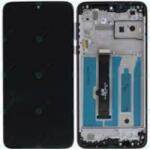 Motorola 5D68C15387 Gyári Motorola One Macro lila LCD kijelző érintővel kerettel előlap (5D68C15387)