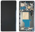 Motorola 5D68C21452 Gyári Motorola Edge 30 Ultra fekete LCD kijelző érintővel kerettel előlap (5D68C21452)