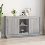 vidaXL Servantă, gri sonoma, 102x35x60 cm, lemn prelucrat (831883) Comoda