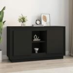 vidaXL Servantă, negru, 102x35x60 cm, lemn prelucrat (831878) Comoda