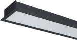 ELMARK Led ПРОФИЛ ЗА ВГРАЖДАНЕ s48 40w 4000k ЧЕРЕН (99fm1204040/bl)