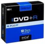 Intenso DVD+R, 10 bucati, 16x, 4.7 GB, slim pack (4111652) - pcone