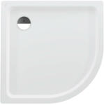 Laufen Platina íves acéllemez zuhanytálca 100x100x6, 5 cm, fehér H2150190000401 (H2150190000401)