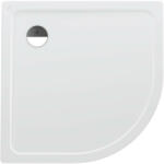 Laufen Platina íves acéllemez zuhanytálca 90x90x2, 5 cm, fehér H2150080000401 (H2150080000401)