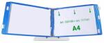 DJOIS Bemutatótábla DJOIS A/4 fekvő felül nyitott kék 10 db/doboz (F117101)