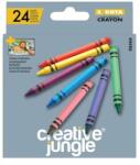 Creative Jungle Zsírkréta CREATIVE JUNGLE Grey kerek hegyezettt 24 színű (CFA2454) - robbitairodaszer