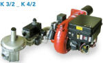 F. B. R Arzator mixt pe gaz/motorina 2 trepte, 232-523 kW, 1 1/2", cap de ardere scurt F. B. R model K 4/2 TC (004106R057035)