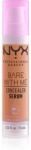 NYX Cosmetics Bare With Me Concealer Serum hidratant anticearcan 2 in 1 culoare 8.5 Caramel 9, 6 ml