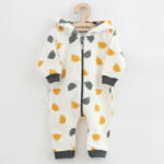 NEW BABY Baba kezeslábas New Baby Little One szürke - pindurka