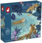 Janod Пъзел Janod от 1000 части - Тигри на лунна светлина (J02511)