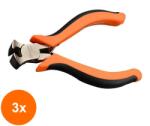 HARDEN Set 3 x Cleste cu Taiere Frontala, Mini, Harden (COR-3xZH560305) Cleste