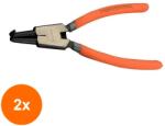 HARDEN Set 2 x Cleste Inele de Siguranta Exterioare Falci Inclinate230 mm Model Exterioare (COR-2xZH560510) Cleste