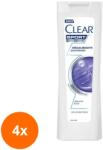 CLEAR Set 4 x Sampon Anti-Matreata Clear Sport, Echilibru Zilnic, cu Vitamina B3, 225 ml