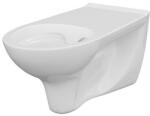 Delabie Akadálymentes fali WC hosszított kinyúlással, higiénés nyílás és perem nélkül, hátsó kifolyású, kerámia, fehér, 700 mm (GCV70)