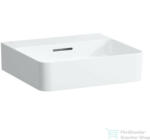 Laufen Val SaphirKeramik 45x42 cm-es kézmosó csaplyuk nélkül, LCC bevonattal, fehér H8152814001091 (H8152814001091)