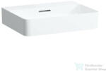 Laufen Val SaphirKeramik 55x42 cm-es csiszolt aljú mosdó csaplyuk nélkül, LCC bevonattal, fehér H8162824001091 (H8162824001091)