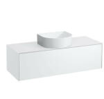 Laufen Sonar matt fehér alsószekrény 117, 7x45, 7x34, 1 cm egy fiókkal H4054210341701 (H4054210341701)