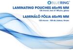 Bluering meleglamináló fólia, 65x95 mm, 125 mikron, 100 db (LAMM6595125MIC)