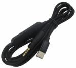 PadForce Cablu audio PadForce pentru casti Sennheiser HD518, HD558, HD598, HD599, HD579, Type-C la Jack 2.5mm, Lungime 1.50m - Microfon incorporat