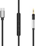 PadForce Cablu audio PadForce pentru casti Sennheiser HD598, HD558, HD518, HD598Cs, HD599, HD569, HD579, conector Type-C, Lungime 1.50m