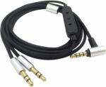 PadForce Cablu audio PadForce pentru casti Denon AH-D7100, 7200, D600, D9200, 5200, Jack 3.5mm la Jack 2.5mm, Control Volum, Lungime 1.20m