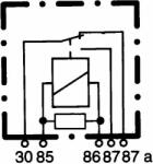 HELLA 4RD007794-021 Releu, ventilator radiator