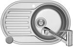 Pyramis Pachet chiuveta SR MINI 1B1D DR LN + Baterie FIDO Pyramis Inox (100167901FC)