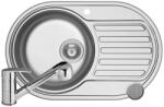 Pyramis Pachet chiuveta SR MINI 1B1D ST LN + Baterie FIDO Pyramis Inox (100167801FC)