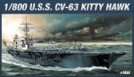 Academy U. S. S. CVN-63 Kitty Hawk 1:800 (14210)