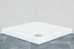 Favorit ULTRA SLIM zuhanytálca szögletes, Zuhanyszifonnal 80 x 80 cm (668533)