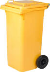 Pan-Italia Kerekes szemetes szelektív kuka, sárga, 120 liter (P140120G)