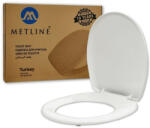 Panitalia Fehér színű thermoplast WC ülőke műanyag zsanérral (pokerwculoke)