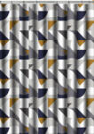 Globalviva Textil Zuhanyfüggöny Silver Mosaic (718043)