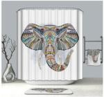 Kermix Textil Zuhanyfüggöny, Indiai elefánt 45 (112497)