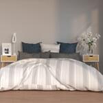 vidaXL Noptiere, 2 buc, alb/stejar sonoma, 40x40x56 cm, lemn prelucrat (326806)