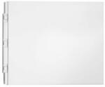 SAPHO POLYSAN PLAIN 80, oldallap, 80x59cm, fehér (72696) (72696) - szaniteresklimacenter