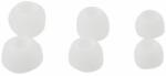  Fülhallgató gumi - 3 pár (3 méretben) szilikon, fehér