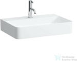 Laufen Val SaphirKeramik 60x42 cm-es mosdó 1 csaplyukkal, túlfolyó nélkül, LCC Active bevonattal, fehér H810283A001111 (H810283A001111)