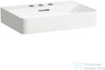 Laufen Val SaphirKeramik 60x42 cm-es csiszolt aljú mosdó 3 csaplyukkal, LCC Active bevonattal, fehér H816283A001081 (H816283A001081)