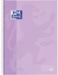 OXFORD Caiet cu spirala, OXFORD Europeanbook 1, A4+, 80 file-90g/mp, hardcover mov pastel, Scribzee-matematica (OX-400117273)