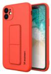 Wozinsky Kickstand tok szilikon tok állvánnyal iPhone 11 Pro készülékhez piros (H-69454)
