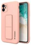 Wozinsky Kickstand tok iPhone 11 Pro rózsaszín szilikon tok állvánnyal (H-69457)