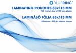 BLUERING Lamináló fólia 83x113mm, 125 micron 100 db/doboz, Bluering® (MEN-OR-LAMM83113125MIC)